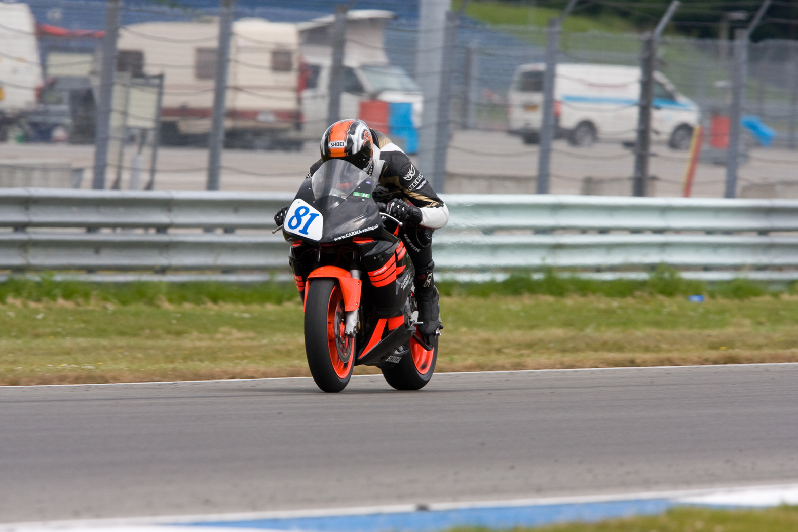 Marcel van Pijkeren tijdens wedstrijddag van de ZAC op 10 juni 2009 circuit Assen