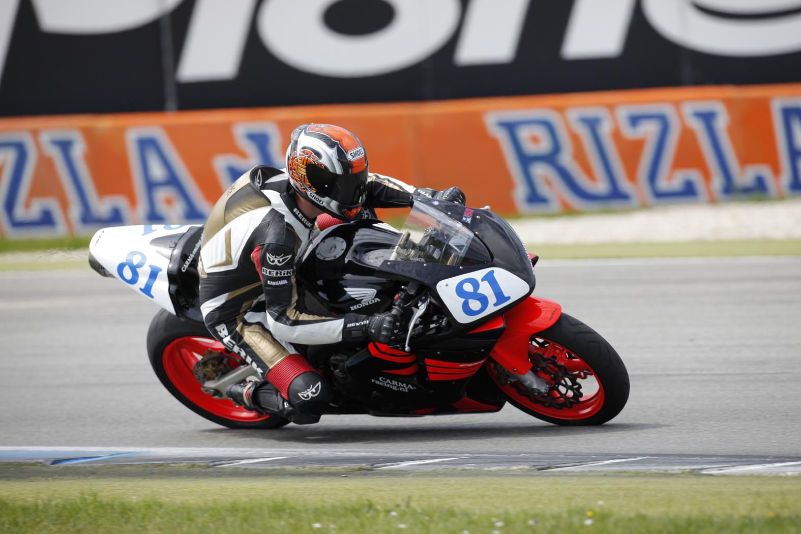 Marcel van Pijkeren tijdens wedstrijddag van de ZAC op 4 augustus 2009 circuit Assen