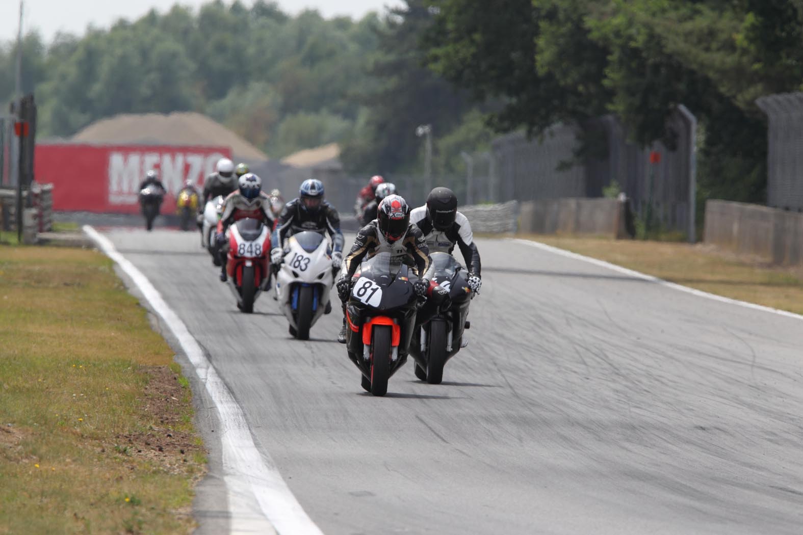 Marcel van Pijkeren tijdens wedstrijddag van de ZAC op 1 juli 2010 circuit Zolder