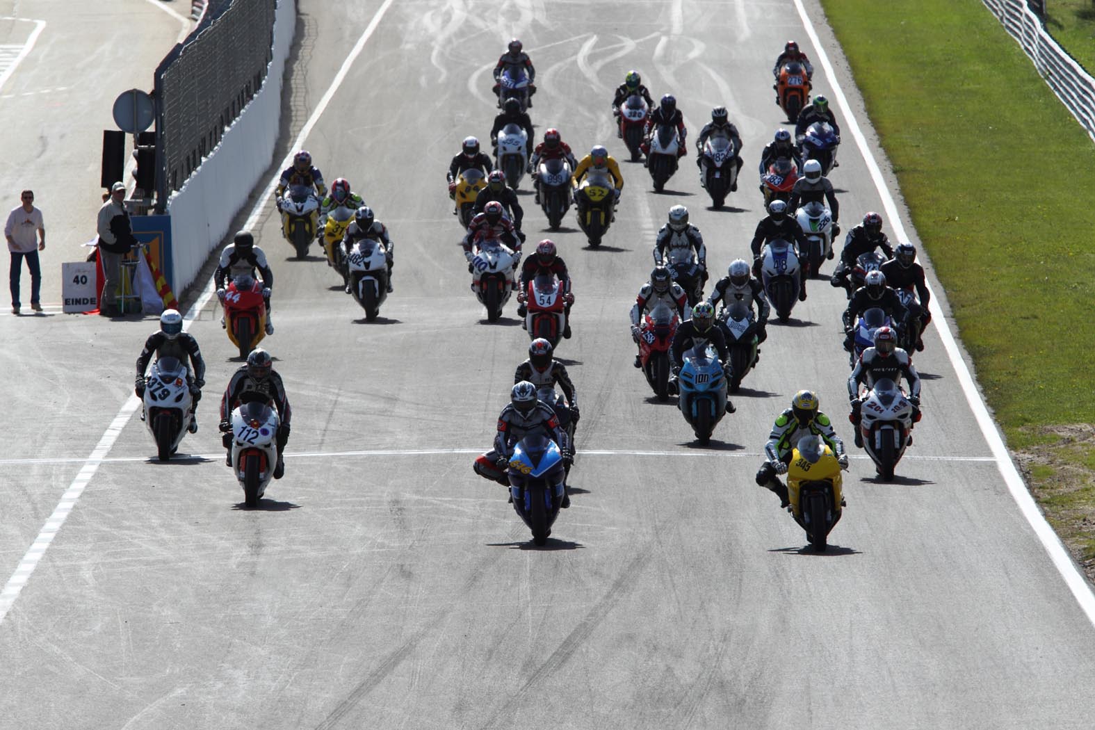 Marcel van Pijkeren tijdens wedstrijddag van de ZAC op 1 september 2010 circuit Zandvoort