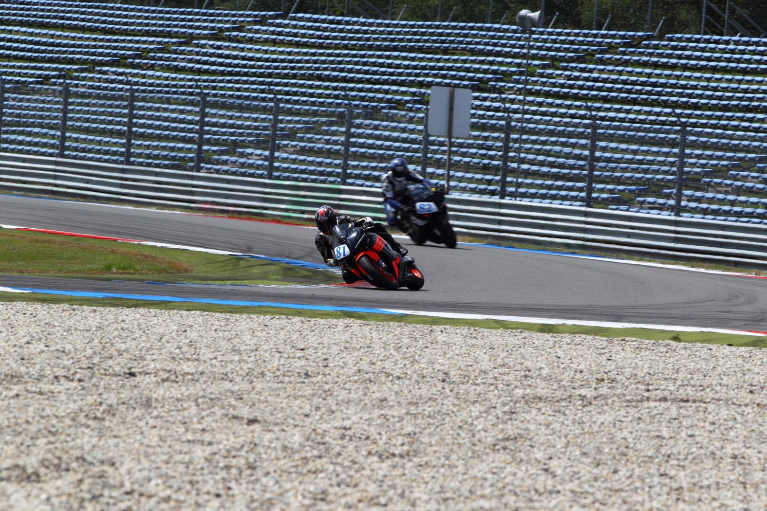 Marcel van Pijkeren en Carlo Harink tijdens wedstrijddag van de ZAC op 9 juni 2011 circuit Assen