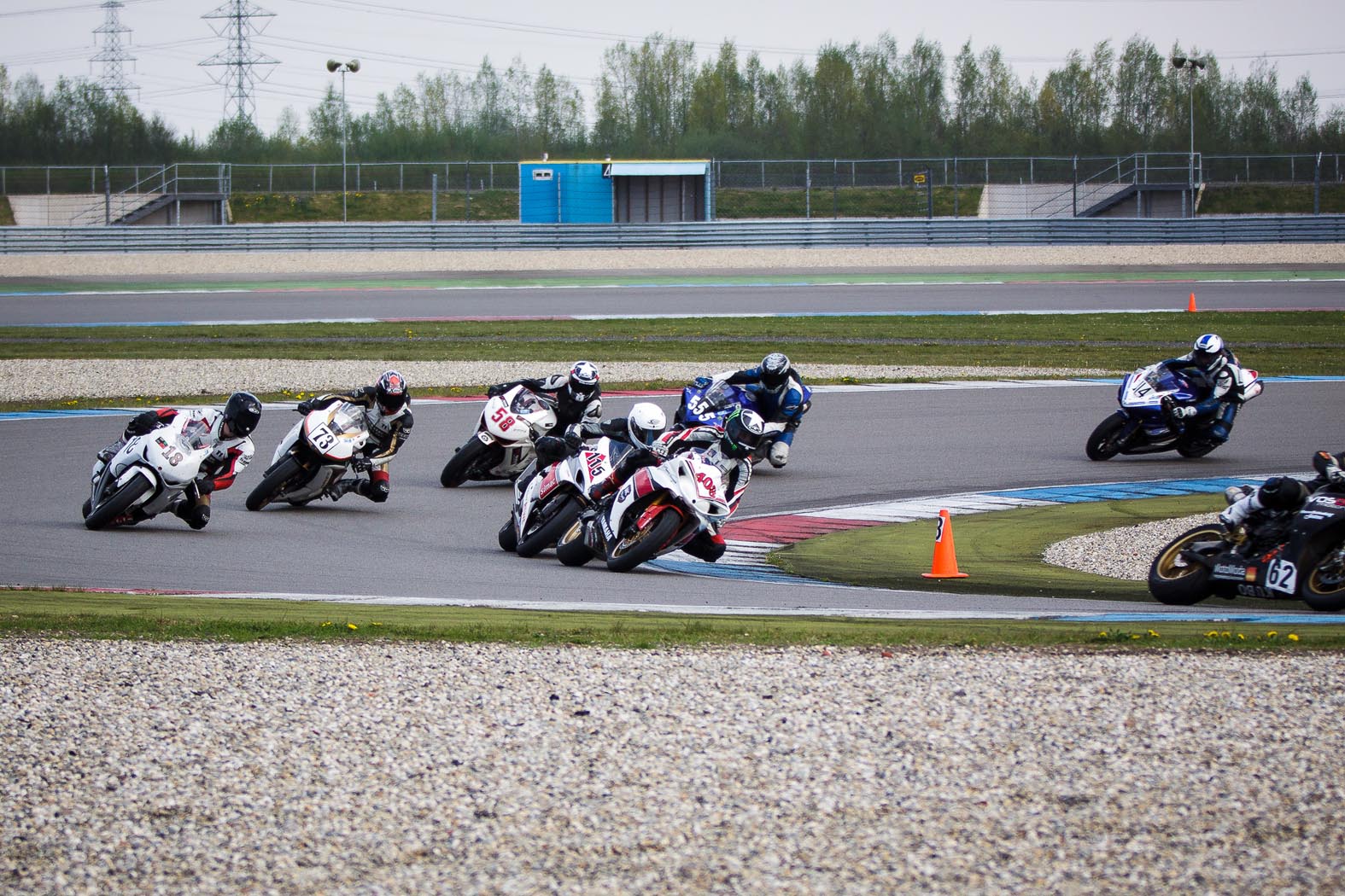 Strubben eerste ronde tijdens race wedstrijddag van de ZAC op 6 mei 2013 circuit Assen