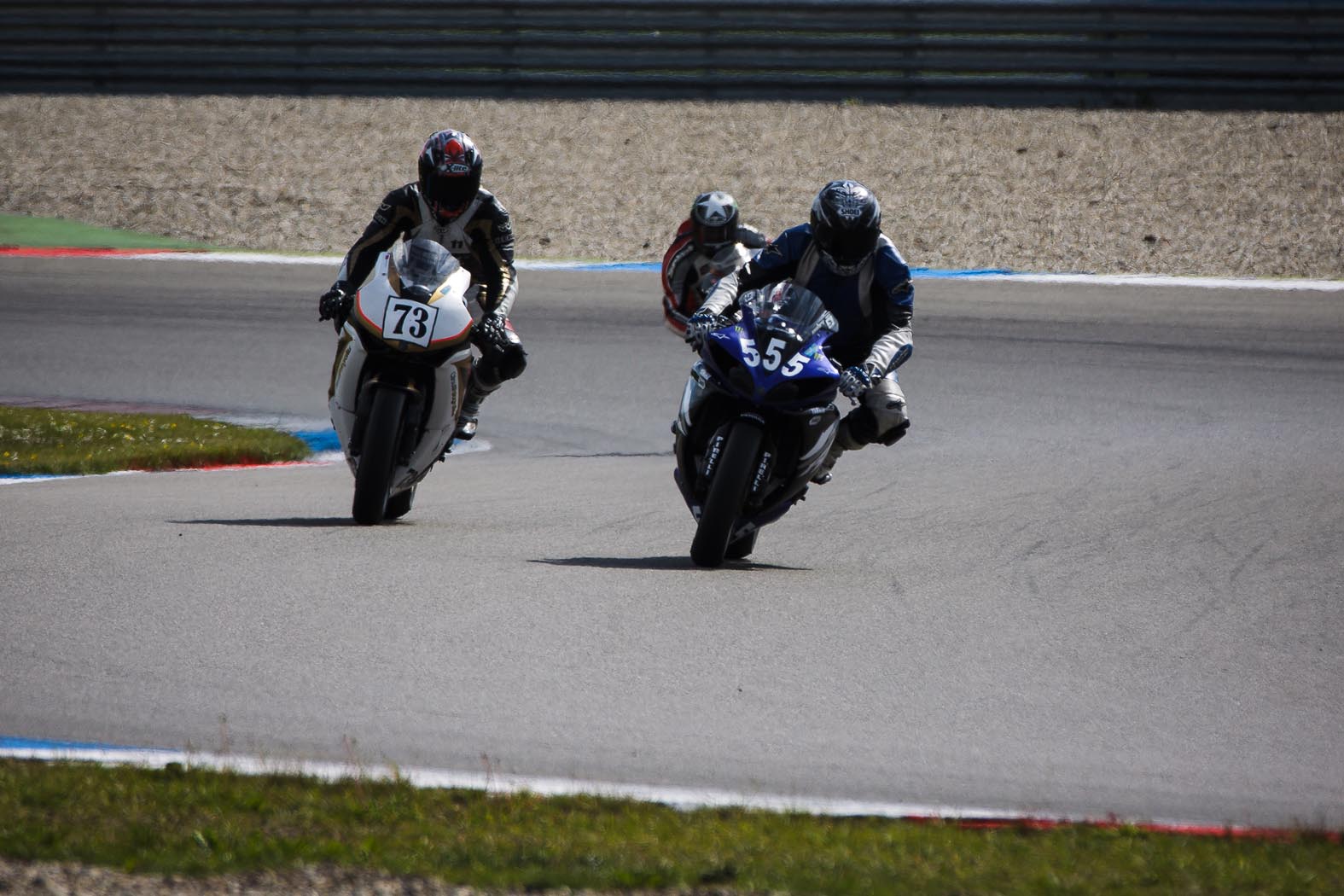 Marcel van Pijkeren en Frank Teunissen tijdens wedstrijddag van de ZAC op 3 juni 2013 circuit Assen