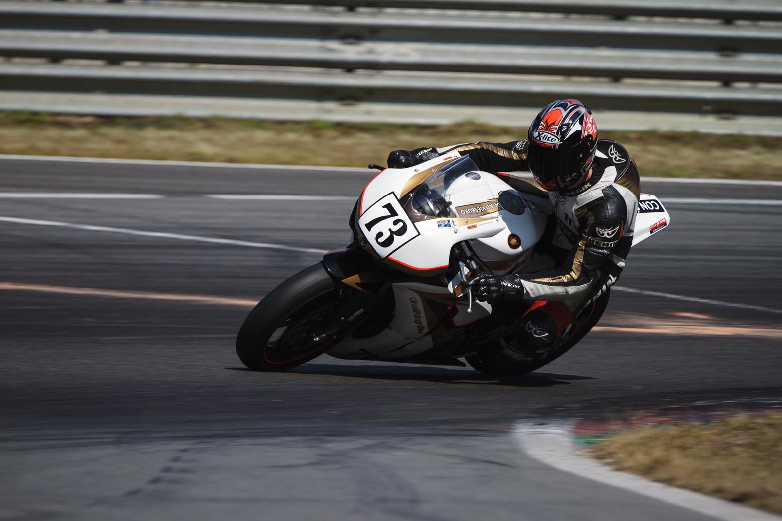 Marcel van Pijkeren tijdens wedstrijddag van de ZAC op 18 juli 2013 circuit Zolder