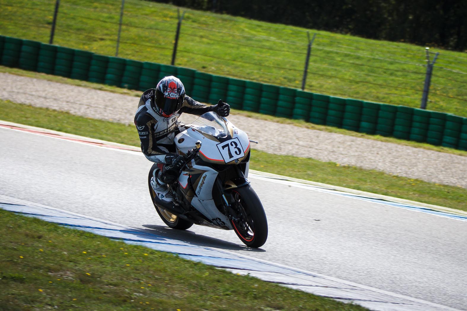 Marcel van Pijkeren tijdens wedstrijddag van de ZAC op 26 augustus 2013 circuit Assen