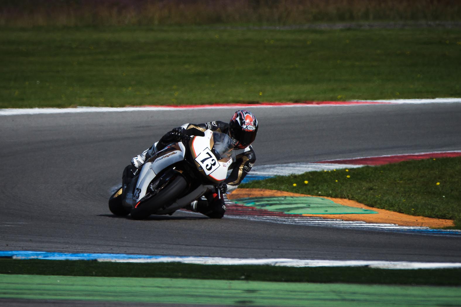 Marcel van Pijkeren tijdens wedstrijddag van de ZAC op 26 augustus 2013 circuit Assen