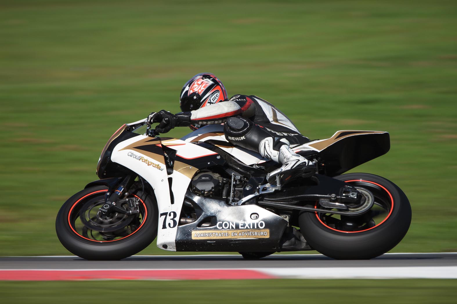 Marcel van Pijkeren tijdens wedstrijddag van de ZAC op 26 augustus 2013 circuit Assen