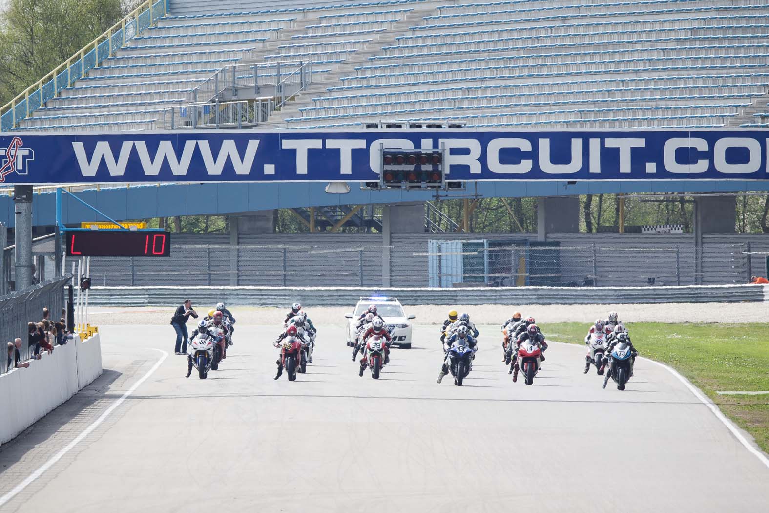 Marcel van Pijkeren tijdens wedstrijddag van de ZAC op 7 april 2014 circuit Assen