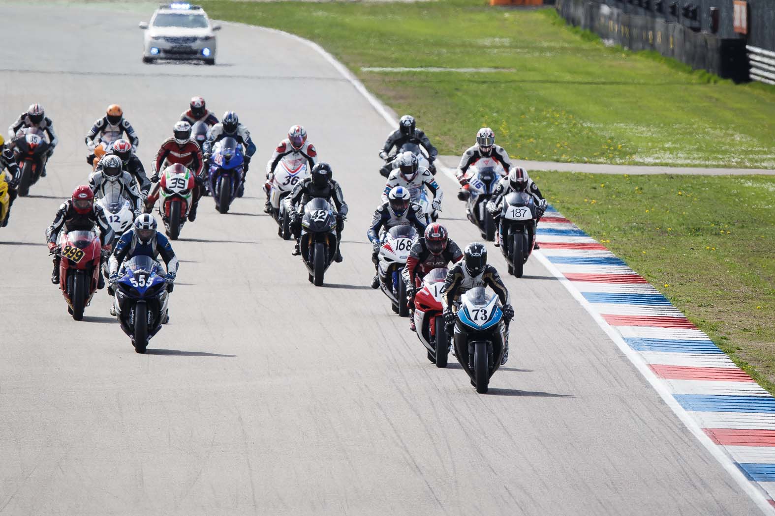 Marcel van Pijkeren tijdens wedstrijddag van de ZAC op 7 april 2014 circuit Assen