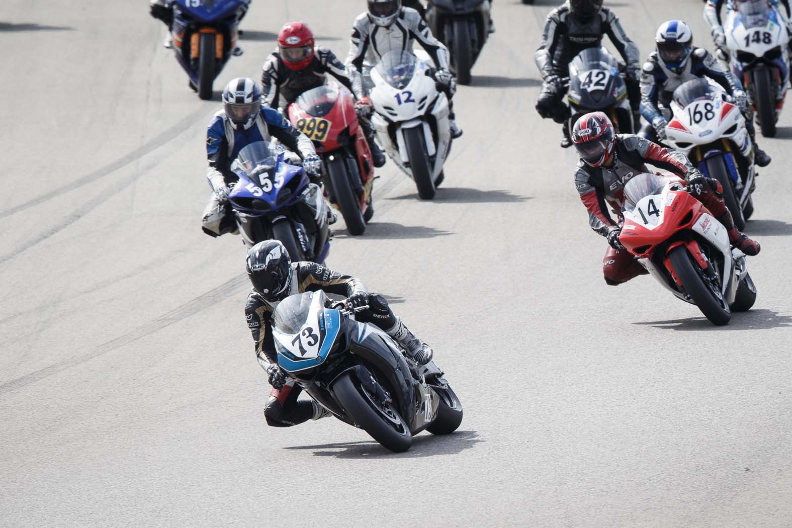 Marcel van Pijkeren tijdens wedstrijddag van de ZAC op 7 april 2014 circuit Assen