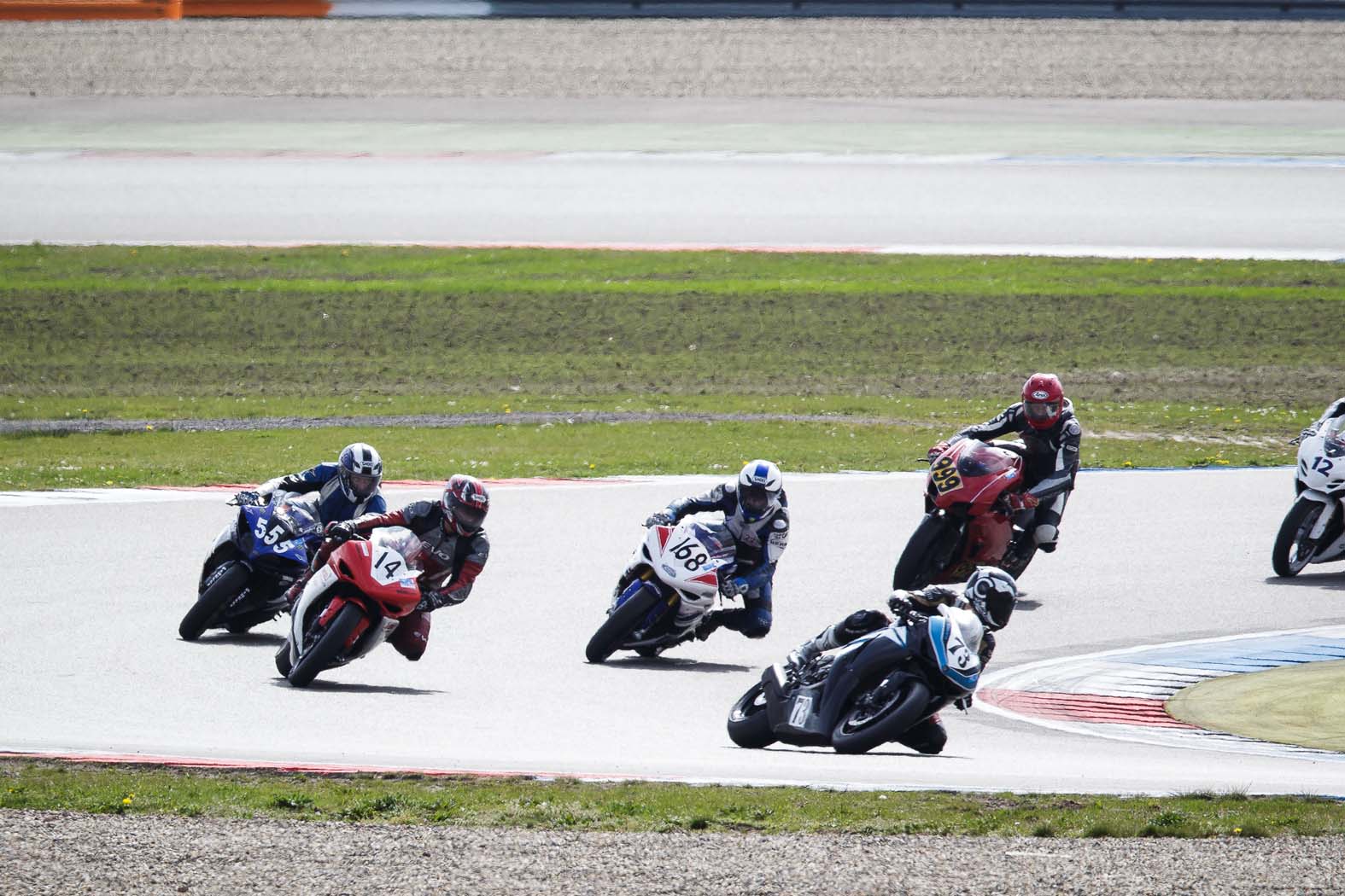 Marcel van Pijkeren tijdens wedstrijddag van de ZAC op 7 april 2014 circuit Assen