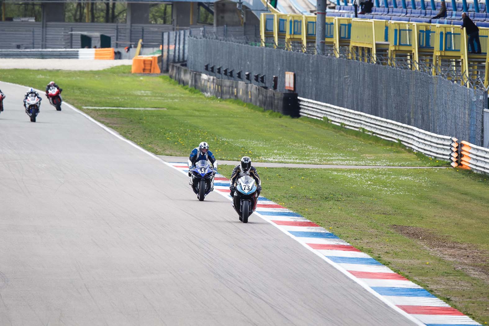 Marcel van Pijkeren tijdens wedstrijddag van de ZAC op 7 april 2014 circuit Assen