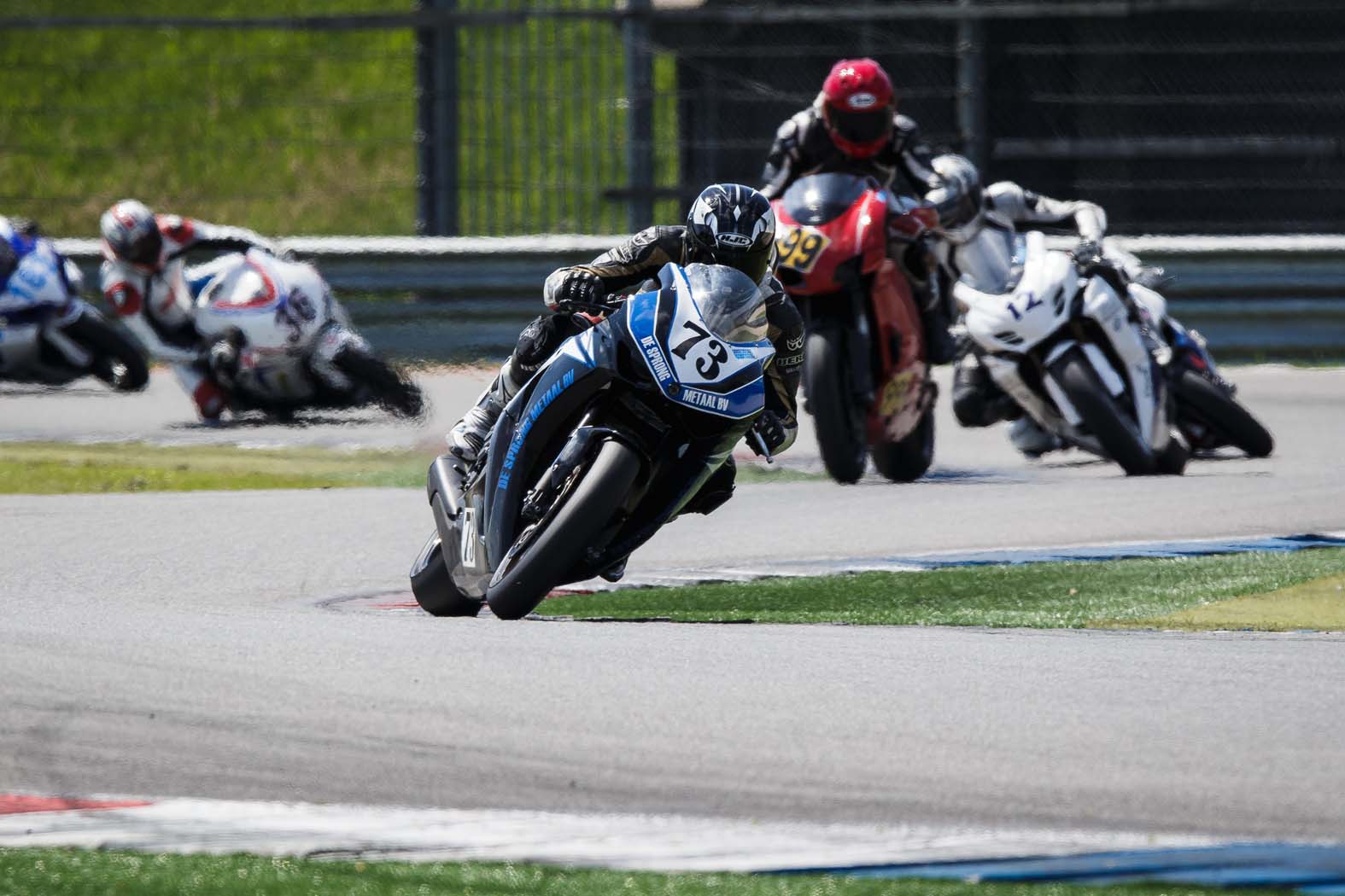 Marcel van Pijkeren tijdens wedstrijddag van de ZAC op 31 mei 2014 circuit Assen