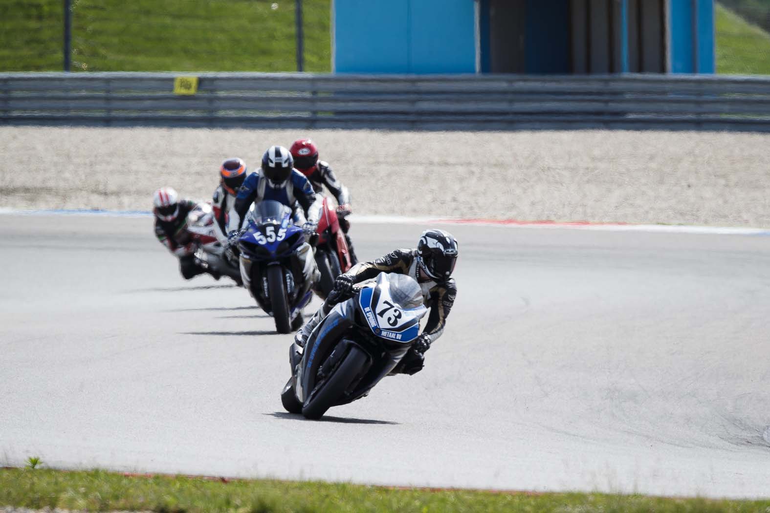 Marcel van Pijkeren tijdens wedstrijddag van de ZAC op 31 mei 2014 circuit Assen