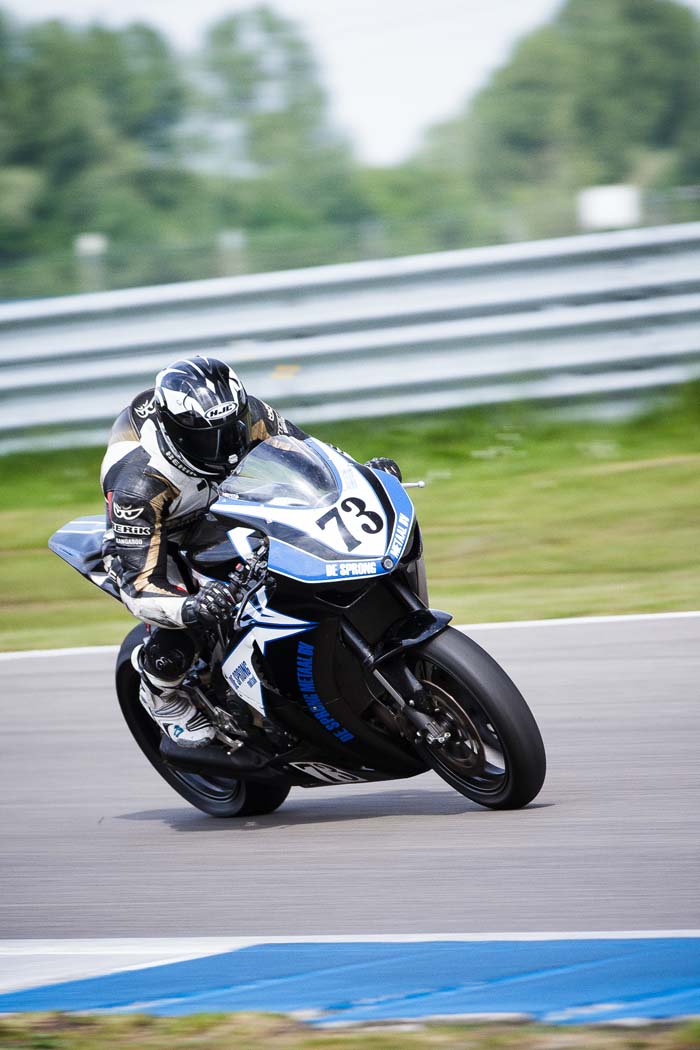 Marcel van Pijkeren tijdens wedstrijddag van de ZAC op 31 mei 2014 circuit Assen