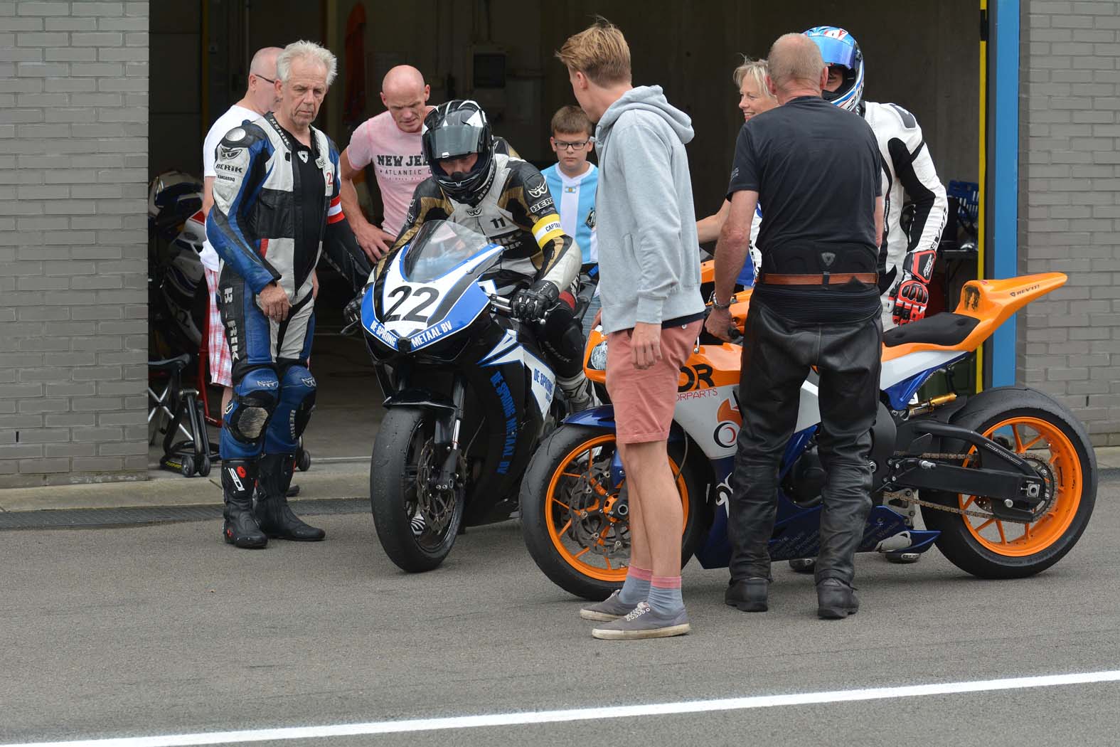 Marcel van Pijkeren tijdens wedstrijddag van de CRT Endurance op 5 juli 2014 circuit Assen