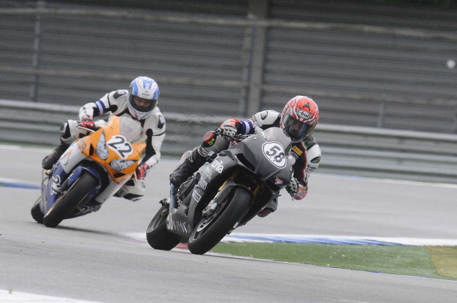 Marcel van Pijkeren tijdens wedstrijddag van de CRT Endurance op 5 juli 2014 circuit Assen