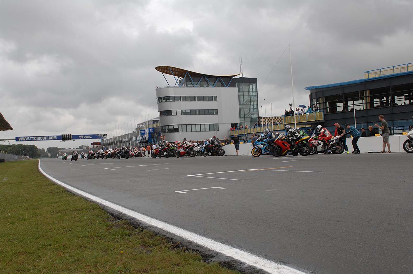 Marcel van Pijkeren tijdens wedstrijddag van de CRT Endurance op 5 juli 2014 circuit Assen