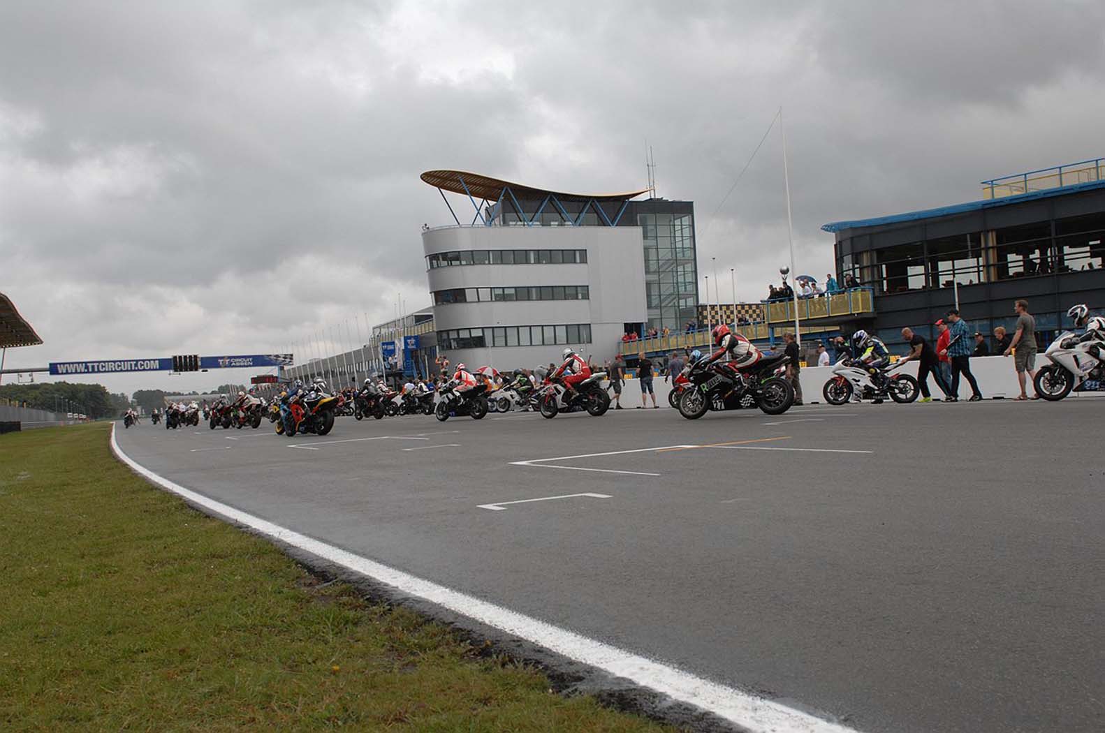 Marcel van Pijkeren tijdens wedstrijddag van de CRT Endurance op 5 juli 2014 circuit Assen