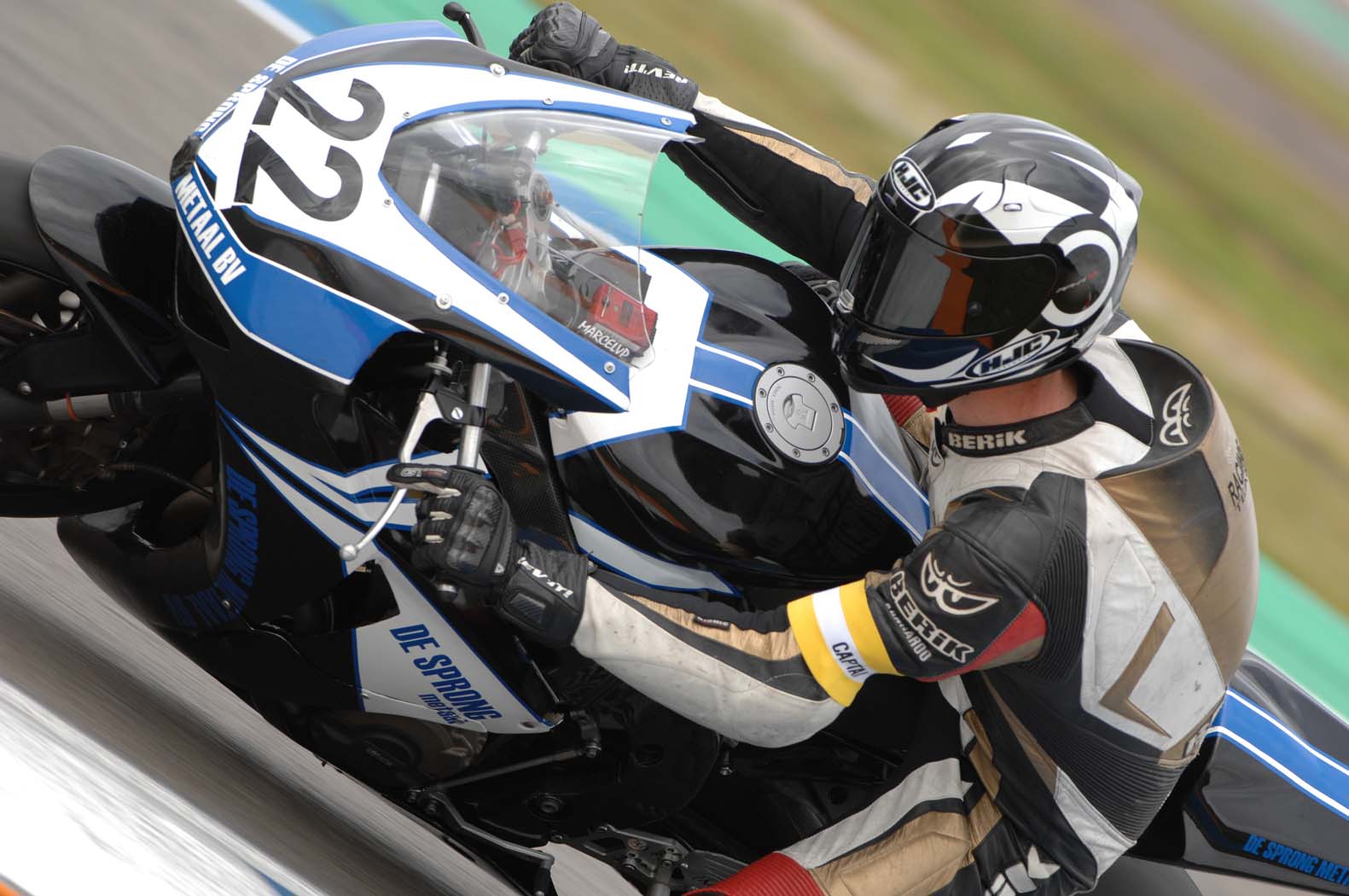 Marcel van Pijkeren tijdens wedstrijddag van de CRT Endurance op 5 juli 2014 circuit Assen