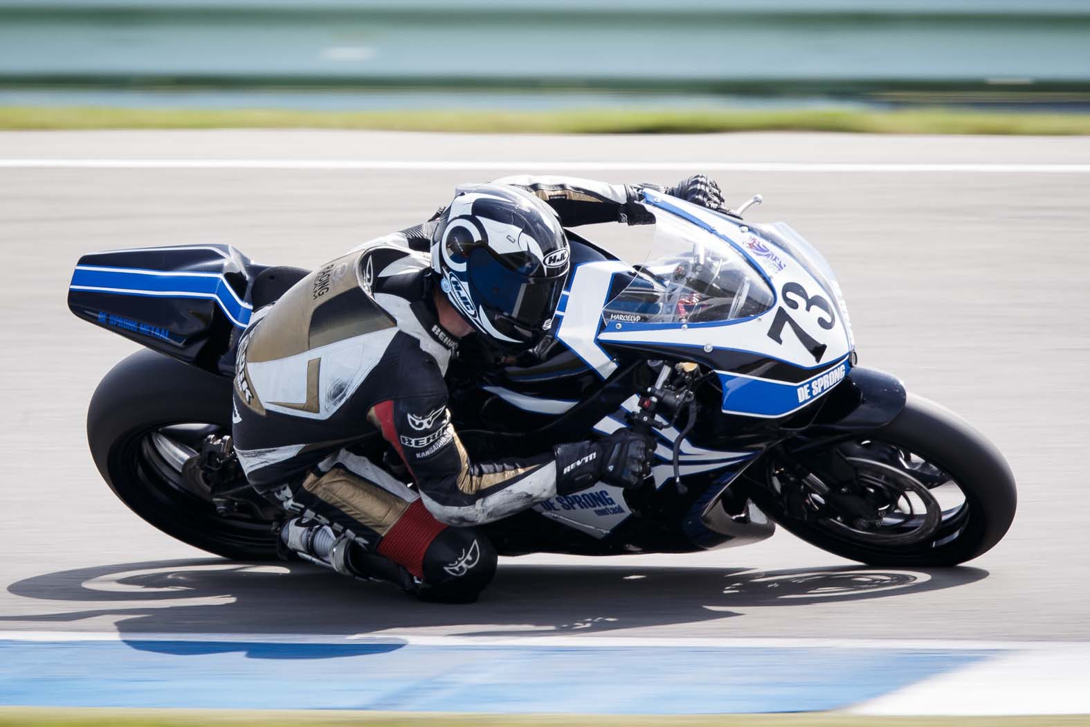 Marcel van Pijkeren tijdens wedstrijddag van de ZAC op 7 juli 2014 circuit Assen