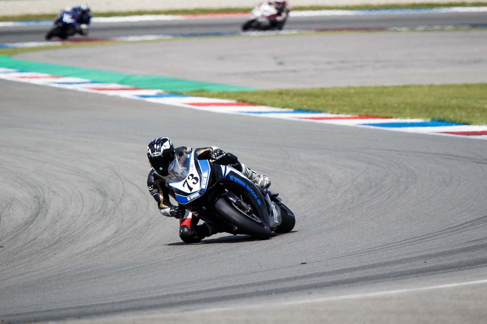 Marcel van Pijkeren tijdens wedstrijddag van de ZAC op 7 juli 2014 circuit Assen