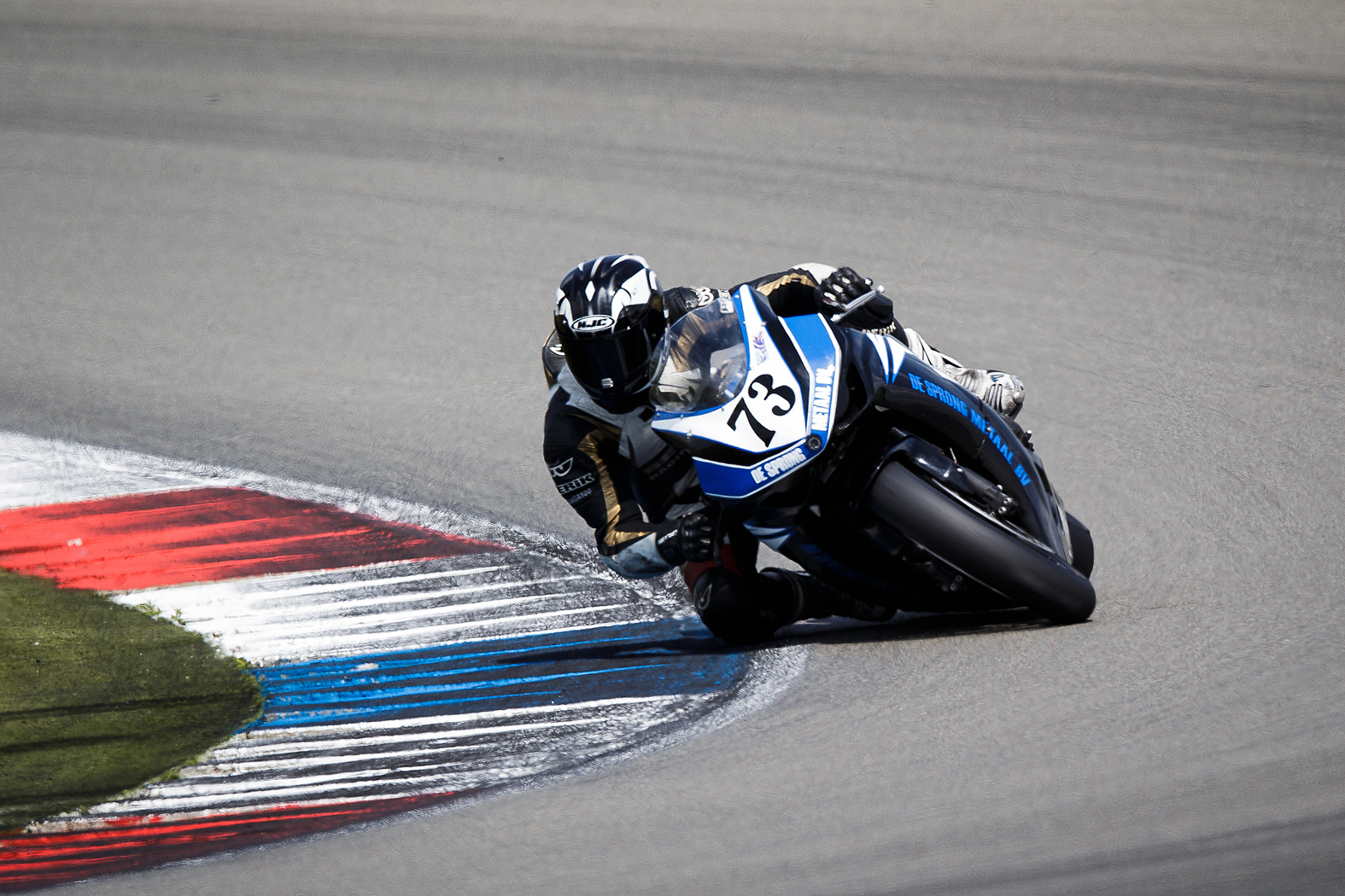 Marcel van Pijkeren tijdens wedstrijddag van de ZAC op 7 juli 2014 circuit Assen