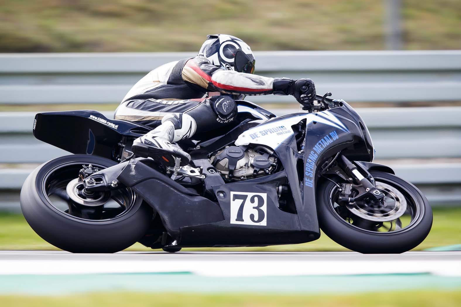 Marcel van Pijkeren tijdens wedstrijddag van de ZAC op 7 juli 2014 circuit Assen