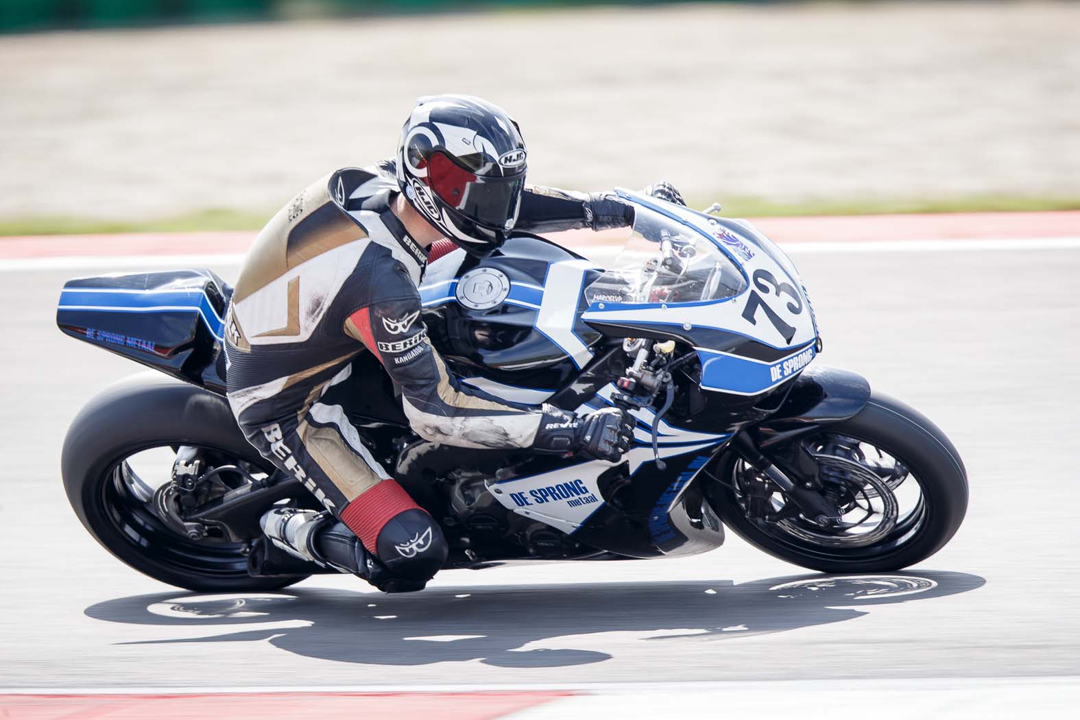 Marcel van Pijkeren tijdens wedstrijddag van de ZAC op 7 juli 2014 circuit Assen