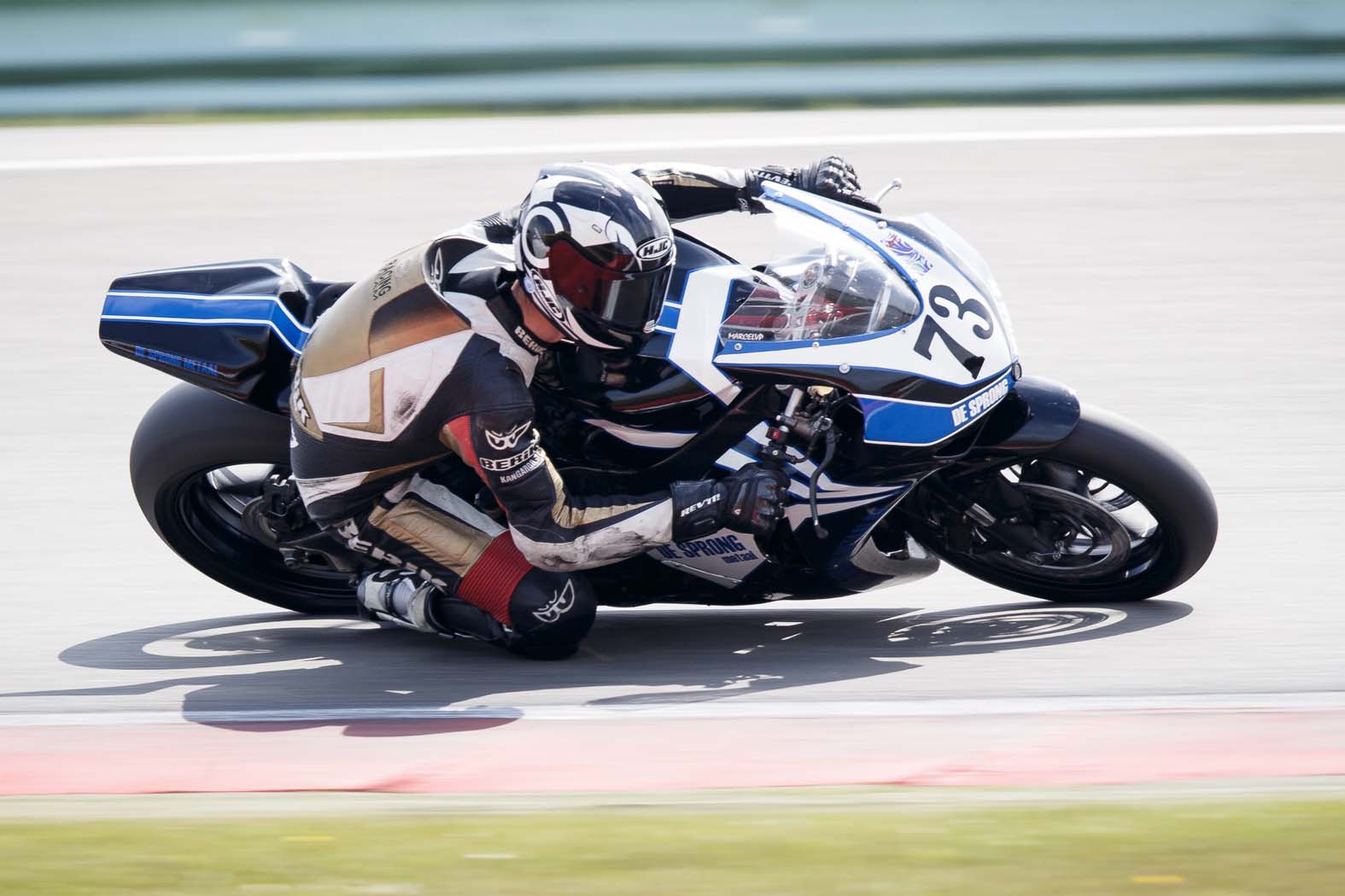 Marcel van Pijkeren tijdens wedstrijddag van de ZAC op 7 juli 2014 circuit Assen