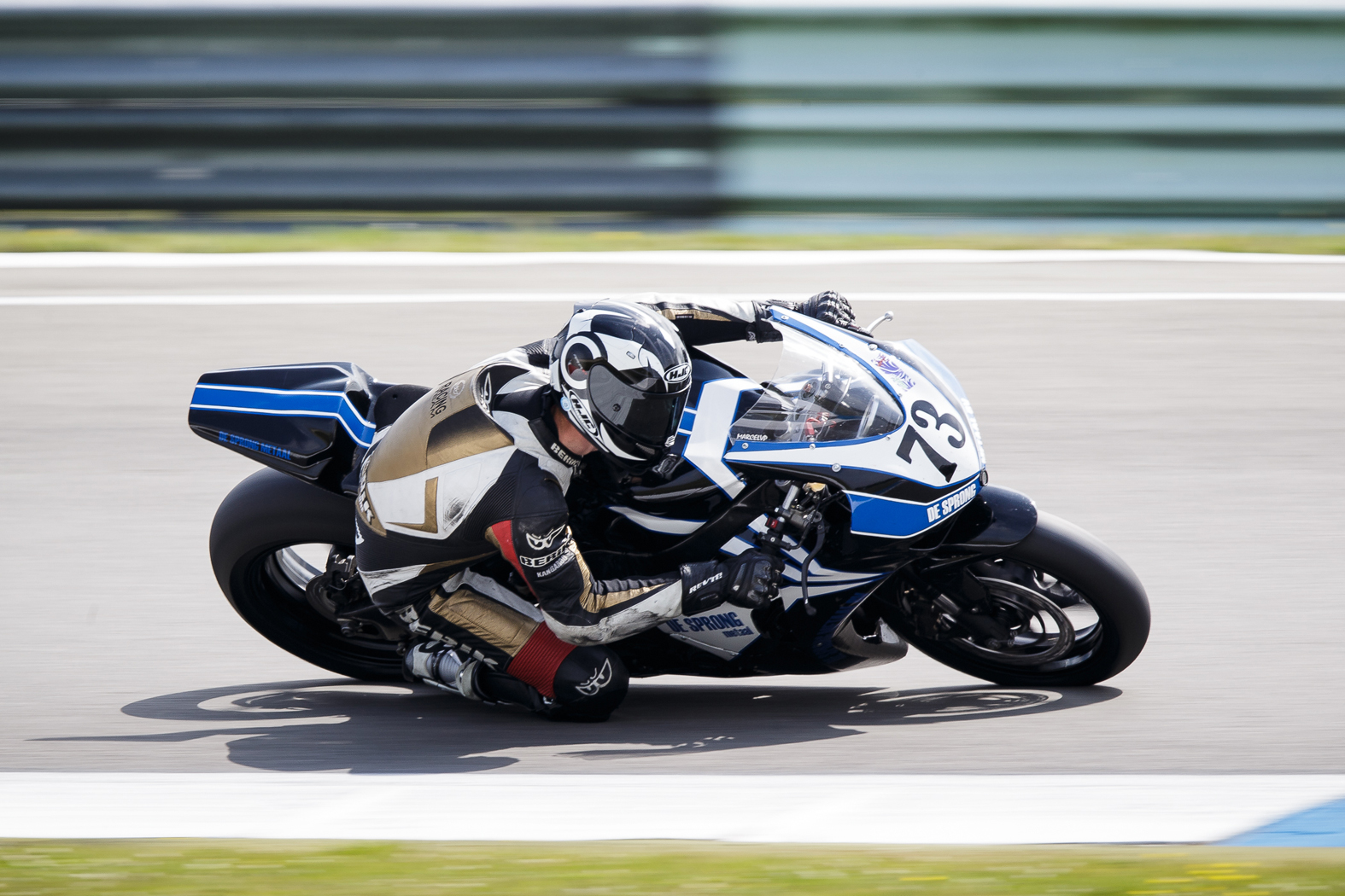 Marcel van Pijkeren tijdens wedstrijddag van de ZAC op 7 juli 2014 circuit Assen